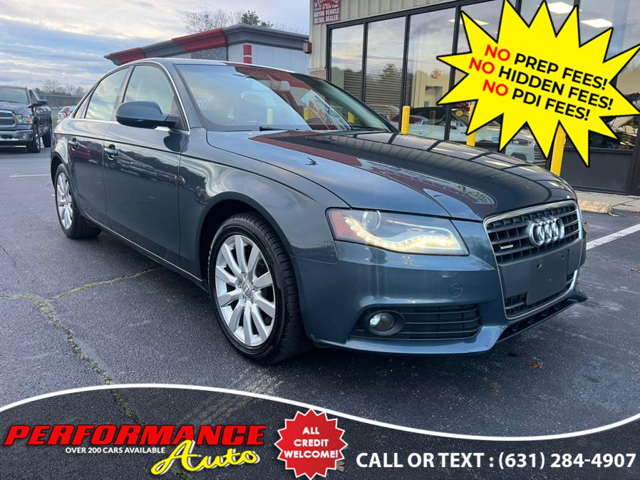 2010 Audi A4 4dr Sdn Auto quattro 2.0T Premium Plus, available for sale in Bohemia, New York | Performance Auto Inc. Bohemia, New York 2010 Audi A4 4dr Sdn Auto quattro 2.0T Premium Plus, available for sale in Bohemia, New York | Performance Auto Inc. Bohemia, New York