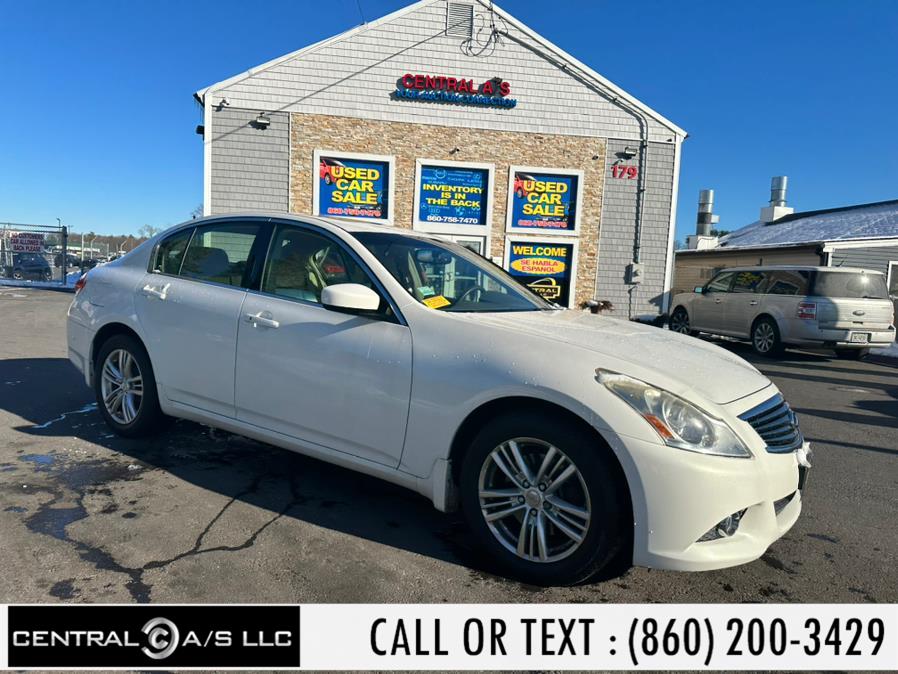2012 Infiniti G37 Sedan 4dr x AWD, available for sale in East Windsor, Connecticut | Central A/S LLC. East Windsor, Connecticut 2012 Infiniti G37 Sedan 4dr x AWD, available for sale in East Windsor, Connecticut | Central A/S LLC. East Windsor, Connecticut