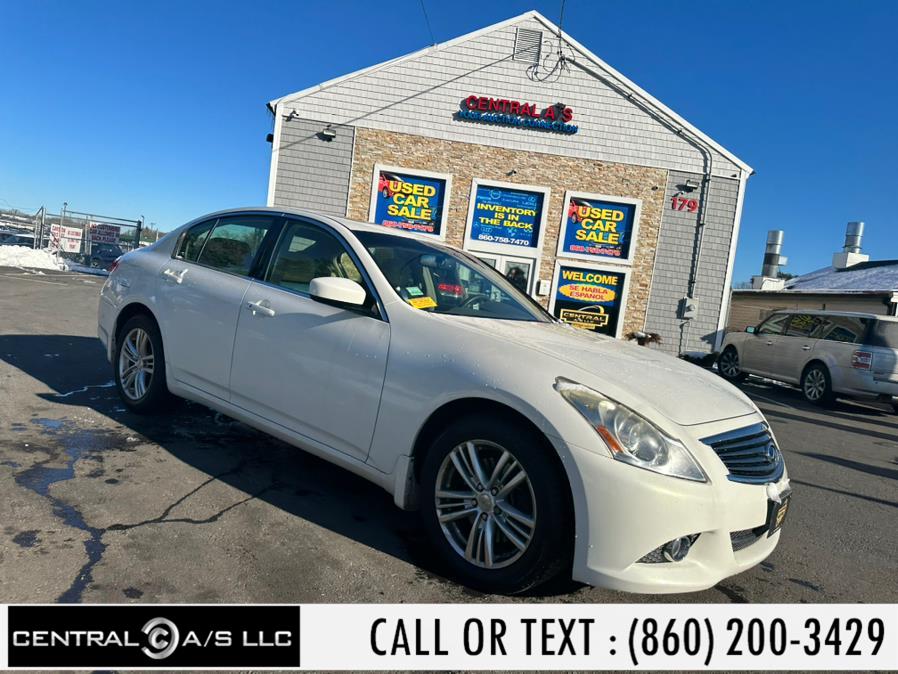 2012 Infiniti G37 Sedan 4dr x AWD, available for sale in East Windsor, Connecticut | Central A/S LLC. East Windsor, Connecticut 2012 Infiniti G37 Sedan 4dr x AWD, available for sale in East Windsor, Connecticut | Central A/S LLC. East Windsor, Connecticut
