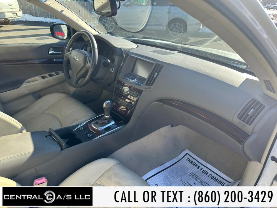 2012 Infiniti G37 Sedan 4dr x AWD, available for sale in East Windsor, Connecticut | Central A/S LLC. East Windsor, Connecticut 2012 Infiniti G37 Sedan 4dr x AWD, available for sale in East Windsor, Connecticut | Central A/S LLC. East Windsor, Connecticut