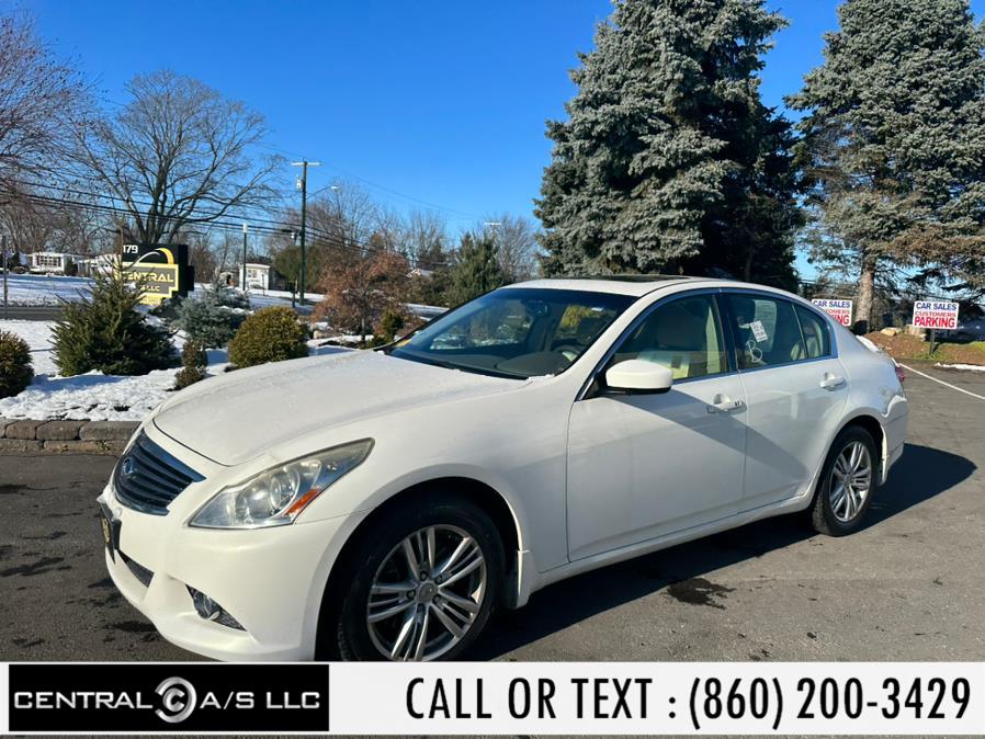 2012 Infiniti G37 Sedan 4dr x AWD, available for sale in East Windsor, Connecticut | Central A/S LLC. East Windsor, Connecticut 2012 Infiniti G37 Sedan 4dr x AWD, available for sale in East Windsor, Connecticut | Central A/S LLC. East Windsor, Connecticut