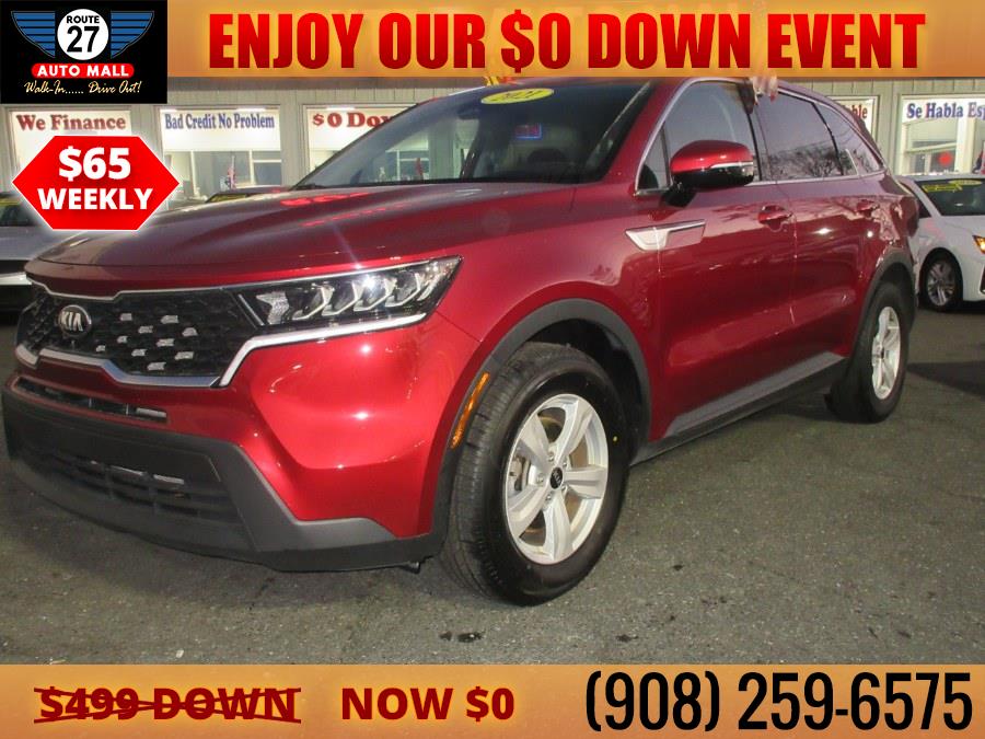 2021 Kia Sorento LX FWD, available for sale in Linden, New Jersey | Route 27 Auto Mall. Linden, New Jersey 2021 Kia Sorento LX FWD, available for sale in Linden, New Jersey | Route 27 Auto Mall. Linden, New Jersey