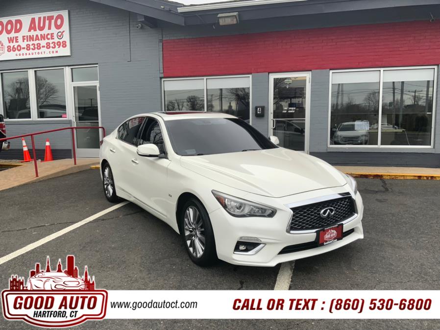 2018 INFINITI Q50 3.0t LUXE AWD, available for sale in Hartford, Connecticut | Good Auto LLC. Hartford, Connecticut 2018 INFINITI Q50 3.0t LUXE AWD, available for sale in Hartford, Connecticut | Good Auto LLC. Hartford, Connecticut