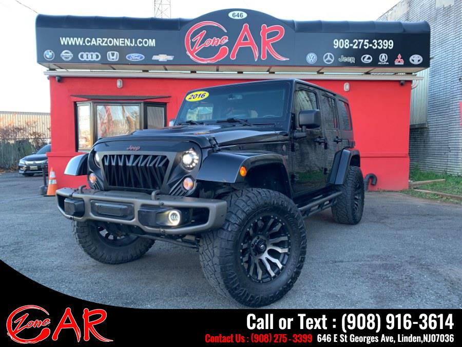 2016 Jeep Wrangler Unlimited 4WD 4dr Sahara, available for sale in Linden, New Jersey | Car Zone. Linden, New Jersey 2016 Jeep Wrangler Unlimited 4WD 4dr Sahara, available for sale in Linden, New Jersey | Car Zone. Linden, New Jersey