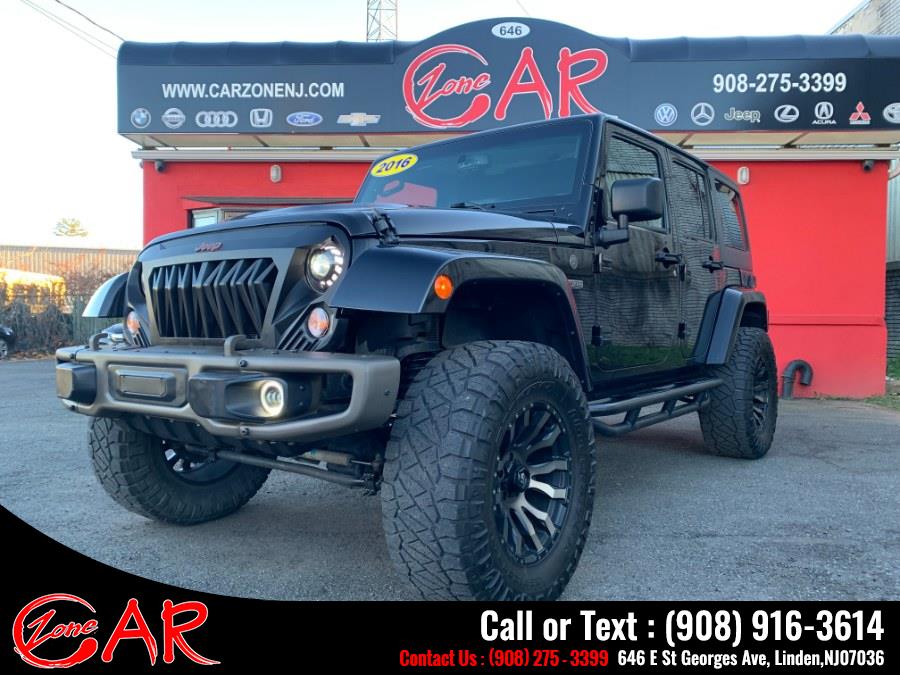 2016 Jeep Wrangler Unlimited 4WD 4dr Sahara, available for sale in Linden, New Jersey | Car Zone. Linden, New Jersey 2016 Jeep Wrangler Unlimited 4WD 4dr Sahara, available for sale in Linden, New Jersey | Car Zone. Linden, New Jersey