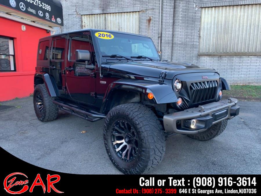 2016 Jeep Wrangler Unlimited 4WD 4dr Sahara, available for sale in Linden, New Jersey | Car Zone. Linden, New Jersey 2016 Jeep Wrangler Unlimited 4WD 4dr Sahara, available for sale in Linden, New Jersey | Car Zone. Linden, New Jersey