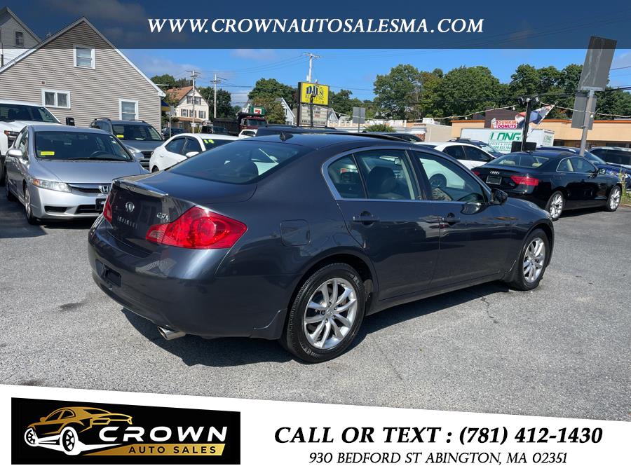 2009 Infiniti G37 Sedan 4dr x AWD, available for sale in Abington, Massachusetts | Crown Auto Sales. Abington, Massachusetts 2009 Infiniti G37 Sedan 4dr x AWD, available for sale in Abington, Massachusetts | Crown Auto Sales. Abington, Massachusetts