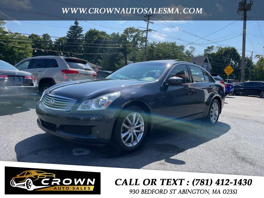 2009 Infiniti G37 Sedan 4dr x AWD, available for sale in Abington, Massachusetts | Crown Auto Sales. Abington, Massachusetts 2009 Infiniti G37 Sedan 4dr x AWD, available for sale in Abington, Massachusetts | Crown Auto Sales. Abington, Massachusetts