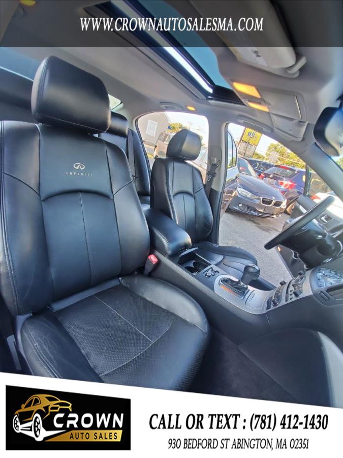 2009 Infiniti G37 Sedan 4dr x AWD, available for sale in Abington, Massachusetts | Crown Auto Sales. Abington, Massachusetts 2009 Infiniti G37 Sedan 4dr x AWD, available for sale in Abington, Massachusetts | Crown Auto Sales. Abington, Massachusetts