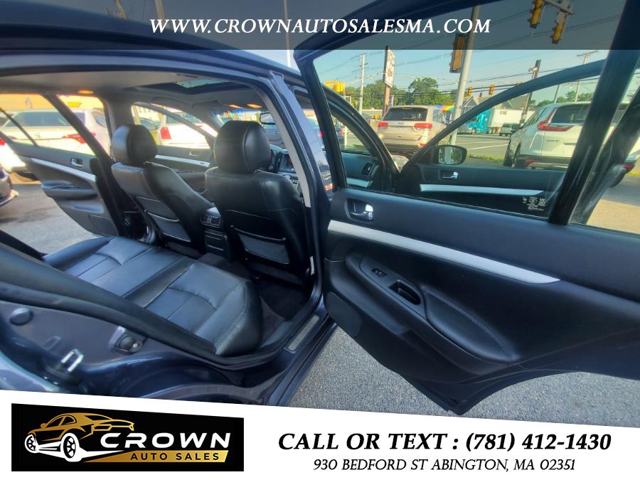 2009 Infiniti G37 Sedan 4dr x AWD, available for sale in Abington, Massachusetts | Crown Auto Sales. Abington, Massachusetts 2009 Infiniti G37 Sedan 4dr x AWD, available for sale in Abington, Massachusetts | Crown Auto Sales. Abington, Massachusetts