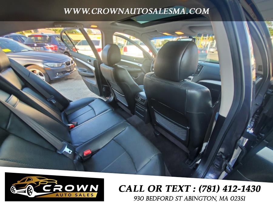 2009 Infiniti G37 Sedan 4dr x AWD, available for sale in Abington, Massachusetts | Crown Auto Sales. Abington, Massachusetts 2009 Infiniti G37 Sedan 4dr x AWD, available for sale in Abington, Massachusetts | Crown Auto Sales. Abington, Massachusetts