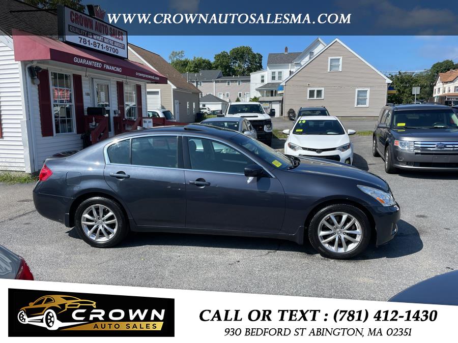 2009 Infiniti G37 Sedan 4dr x AWD, available for sale in Abington, Massachusetts | Crown Auto Sales. Abington, Massachusetts 2009 Infiniti G37 Sedan 4dr x AWD, available for sale in Abington, Massachusetts | Crown Auto Sales. Abington, Massachusetts