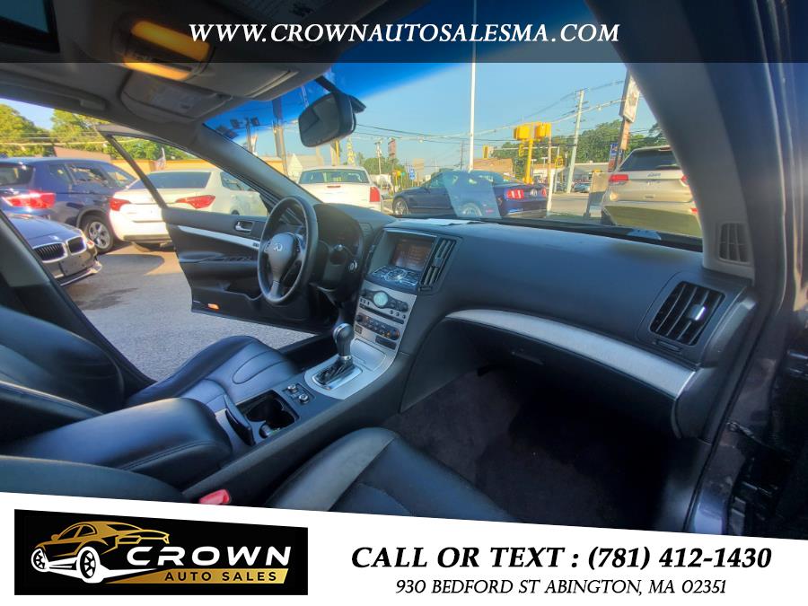 2009 Infiniti G37 Sedan 4dr x AWD, available for sale in Abington, Massachusetts | Crown Auto Sales. Abington, Massachusetts 2009 Infiniti G37 Sedan 4dr x AWD, available for sale in Abington, Massachusetts | Crown Auto Sales. Abington, Massachusetts