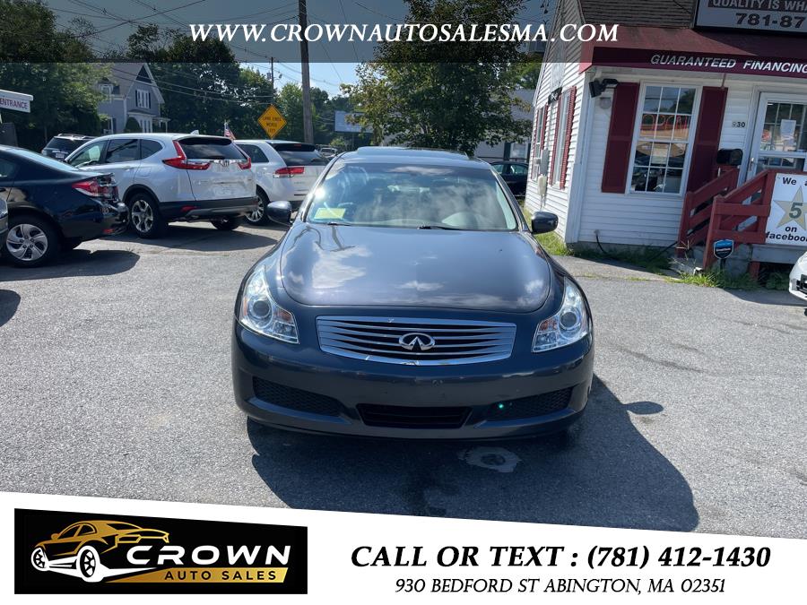2009 Infiniti G37 Sedan 4dr x AWD, available for sale in Abington, Massachusetts | Crown Auto Sales. Abington, Massachusetts 2009 Infiniti G37 Sedan 4dr x AWD, available for sale in Abington, Massachusetts | Crown Auto Sales. Abington, Massachusetts
