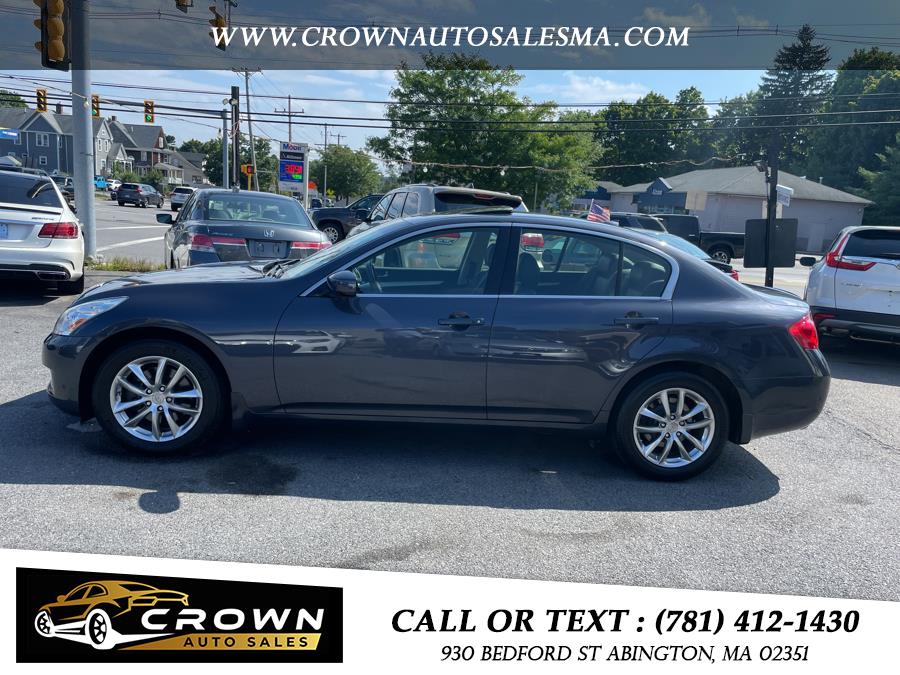2009 Infiniti G37 Sedan 4dr x AWD, available for sale in Abington, Massachusetts | Crown Auto Sales. Abington, Massachusetts 2009 Infiniti G37 Sedan 4dr x AWD, available for sale in Abington, Massachusetts | Crown Auto Sales. Abington, Massachusetts