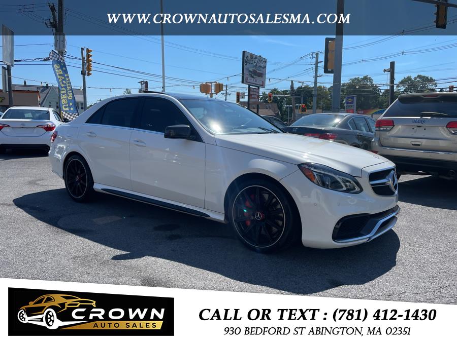2015 Mercedes-Benz E-Class 4dr Sdn E 63 AMG S-Model 4MATIC, available for sale in Abington, Massachusetts | Crown Auto Sales. Abington, Massachusetts 2015 Mercedes-Benz E-Class 4dr Sdn E 63 AMG S-Model 4MATIC, available for sale in Abington, Massachusetts | Crown Auto Sales. Abington, Massachusetts