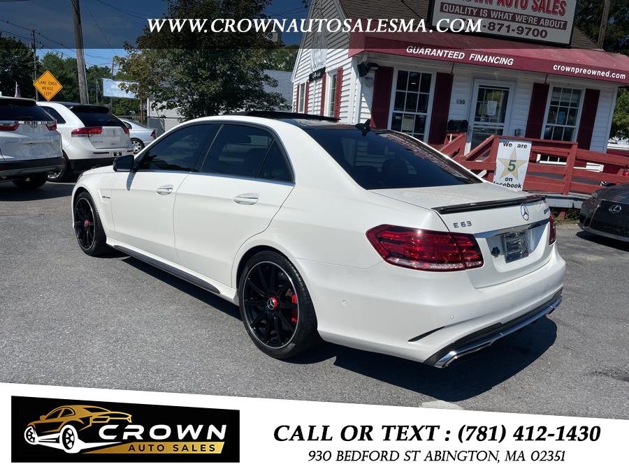 2015 Mercedes-Benz E-Class 4dr Sdn E 63 AMG S-Model 4MATIC, available for sale in Abington, Massachusetts | Crown Auto Sales. Abington, Massachusetts 2015 Mercedes-Benz E-Class 4dr Sdn E 63 AMG S-Model 4MATIC, available for sale in Abington, Massachusetts | Crown Auto Sales. Abington, Massachusetts