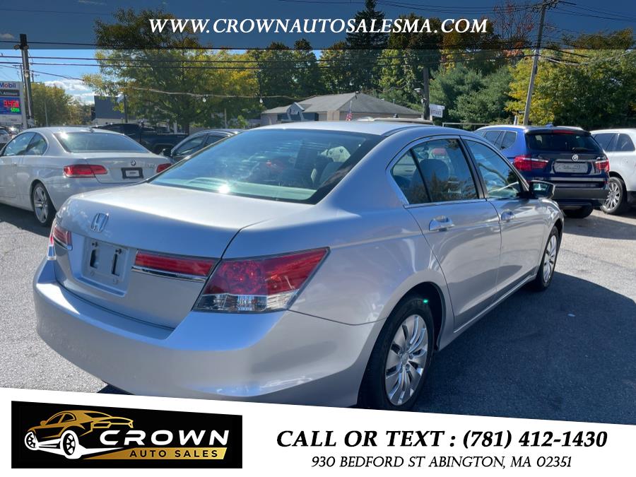 2012 Honda Accord Sdn 4dr I4 Auto LX, available for sale in Abington, Massachusetts | Crown Auto Sales. Abington, Massachusetts 2012 Honda Accord Sdn 4dr I4 Auto LX, available for sale in Abington, Massachusetts | Crown Auto Sales. Abington, Massachusetts