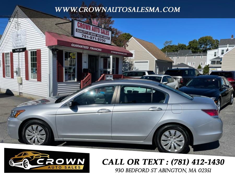 2012 Honda Accord Sdn 4dr I4 Auto LX, available for sale in Abington, Massachusetts | Crown Auto Sales. Abington, Massachusetts 2012 Honda Accord Sdn 4dr I4 Auto LX, available for sale in Abington, Massachusetts | Crown Auto Sales. Abington, Massachusetts