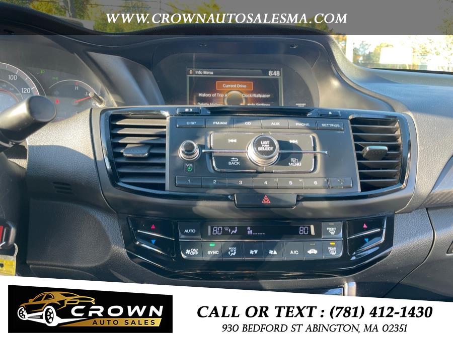 2016 Honda Accord Sedan 4dr I4 CVT Sport, available for sale in Abington, Massachusetts | Crown Auto Sales. Abington, Massachusetts 2016 Honda Accord Sedan 4dr I4 CVT Sport, available for sale in Abington, Massachusetts | Crown Auto Sales. Abington, Massachusetts