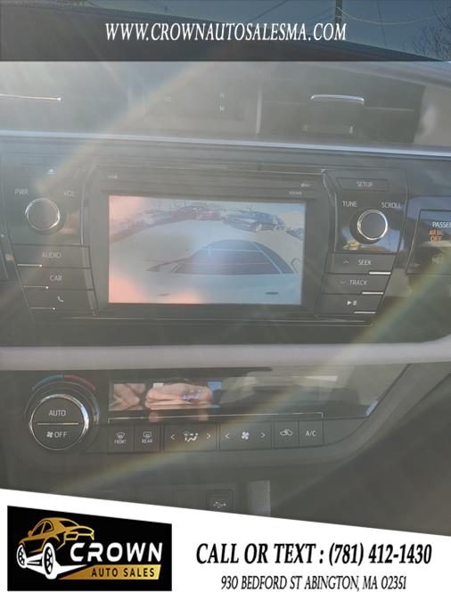 2014 Toyota Corolla 4dr Sdn CVT LE (Natl), available for sale in Abington, Massachusetts | Crown Auto Sales. Abington, Massachusetts 2014 Toyota Corolla 4dr Sdn CVT LE (Natl), available for sale in Abington, Massachusetts | Crown Auto Sales. Abington, Massachusetts