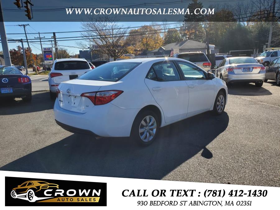 2014 Toyota Corolla 4dr Sdn CVT LE (Natl), available for sale in Abington, Massachusetts | Crown Auto Sales. Abington, Massachusetts 2014 Toyota Corolla 4dr Sdn CVT LE (Natl), available for sale in Abington, Massachusetts | Crown Auto Sales. Abington, Massachusetts