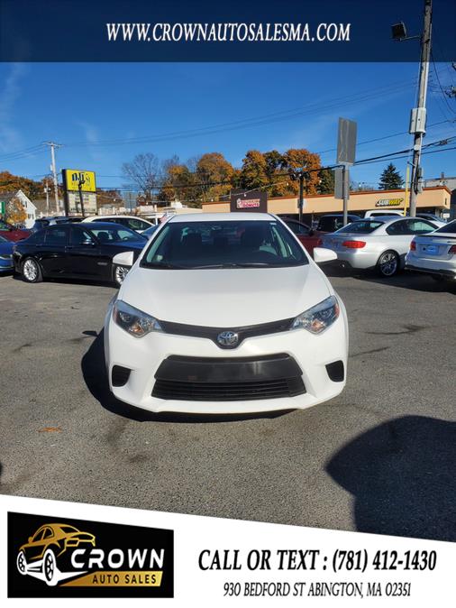 2014 Toyota Corolla 4dr Sdn CVT LE (Natl), available for sale in Abington, Massachusetts | Crown Auto Sales. Abington, Massachusetts 2014 Toyota Corolla 4dr Sdn CVT LE (Natl), available for sale in Abington, Massachusetts | Crown Auto Sales. Abington, Massachusetts