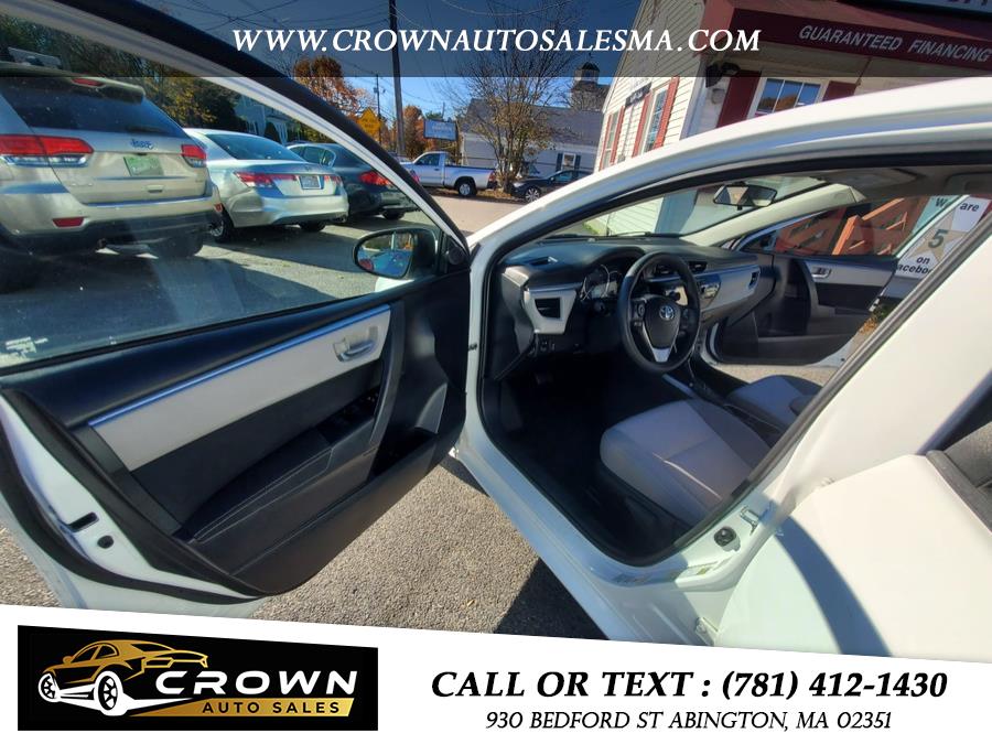 2014 Toyota Corolla 4dr Sdn CVT LE (Natl), available for sale in Abington, Massachusetts | Crown Auto Sales. Abington, Massachusetts 2014 Toyota Corolla 4dr Sdn CVT LE (Natl), available for sale in Abington, Massachusetts | Crown Auto Sales. Abington, Massachusetts
