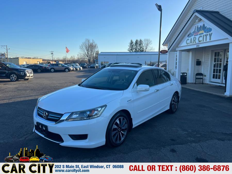 2015 Honda Accord Hybrid 4dr Sdn EX-L, available for sale in East Windsor, Connecticut | Car City LLC. East Windsor, Connecticut