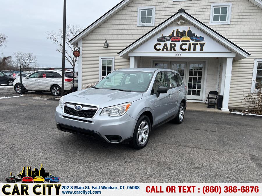 2015 Subaru Forester 4dr CVT 2.5i PZEV, available for sale in East Windsor, Connecticut | Car City LLC. East Windsor, Connecticut