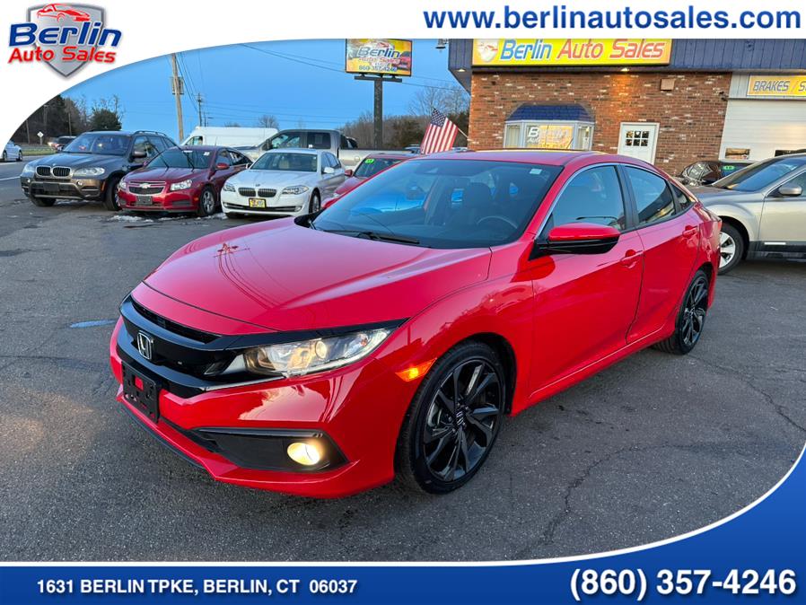 Used Honda Civic Sedan Sport CVT 2021 | Berlin Auto Sales LLC. Berlin, Connecticut