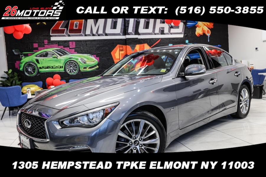 2019 INFINITI Q50 3.0t LUXE AWD, available for sale in ELMONT, New York | 26 Motors Long Island. ELMONT, New York