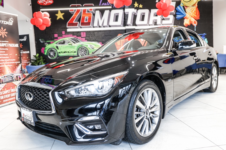 2018 INFINITI Q50 3.0t LUXE AWD, available for sale in ELMONT, New York | 26 Motors Long Island. ELMONT, New York 2018 INFINITI Q50 3.0t LUXE AWD, available for sale in ELMONT, New York | 26 Motors Long Island. ELMONT, New York