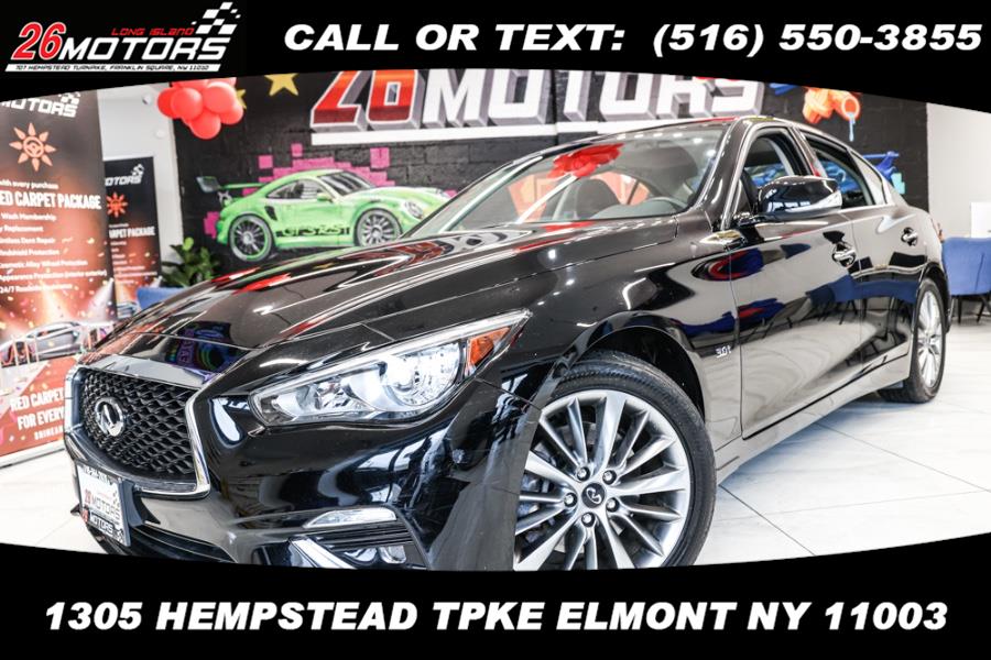 2018 INFINITI Q50 3.0t LUXE AWD, available for sale in ELMONT, New York | 26 Motors Long Island. ELMONT, New York