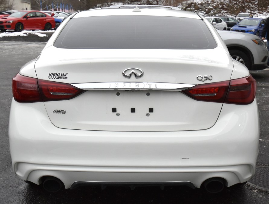 2018 INFINITI Q50 3.0t LUXE AWD, available for sale in Waterbury, Connecticut | Highline Car Connection. Waterbury, Connecticut 2018 INFINITI Q50 3.0t LUXE AWD, available for sale in Waterbury, Connecticut | Highline Car Connection. Waterbury, Connecticut