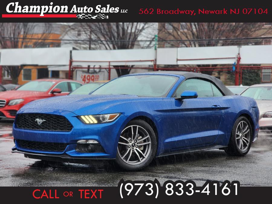 2017 Ford Mustang EcoBoost Premium Convertible, available for sale in Newark, New Jersey | Champion Auto Sales. Newark, New Jersey
