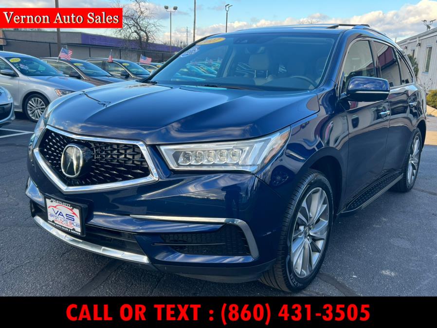 Used Acura MDX SH-AWD w/Technology Pkg 2017 | Vernon Auto Sale & Service. Manchester, Connecticut