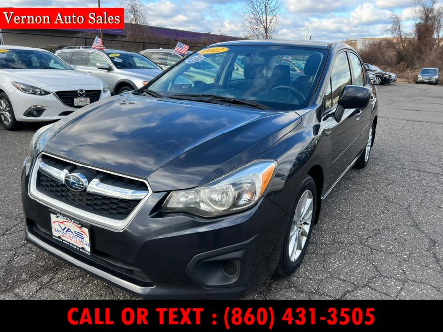 2012 Subaru Impreza Sedan 4dr Auto 2.0i Premium PZEV, available for sale in Manchester, Connecticut | Vernon Auto Sale & Service. Manchester, Connecticut