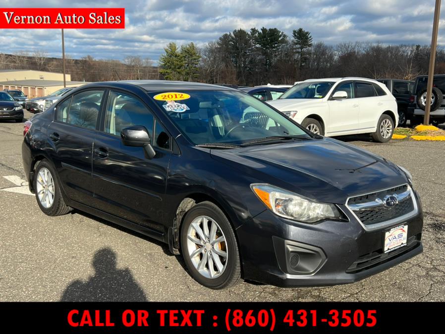 2012 Subaru Impreza Sedan 4dr Auto 2.0i Premium PZEV, available for sale in Manchester, Connecticut | Vernon Auto Sale & Service. Manchester, Connecticut 2012 Subaru Impreza Sedan 4dr Auto 2.0i Premium PZEV, available for sale in Manchester, Connecticut | Vernon Auto Sale & Service. Manchester, Connecticut