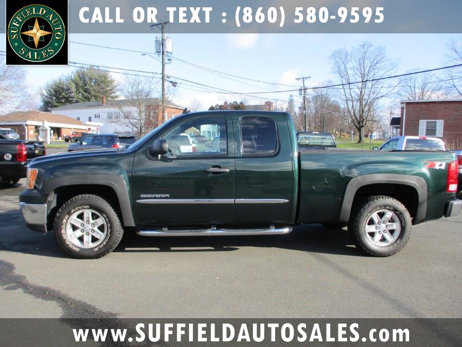 2012 GMC Sierra 1500 4WD Ext Cab 143.5" SLE, available for sale in Suffield, Connecticut | Suffield Auto Sales. Suffield, Connecticut