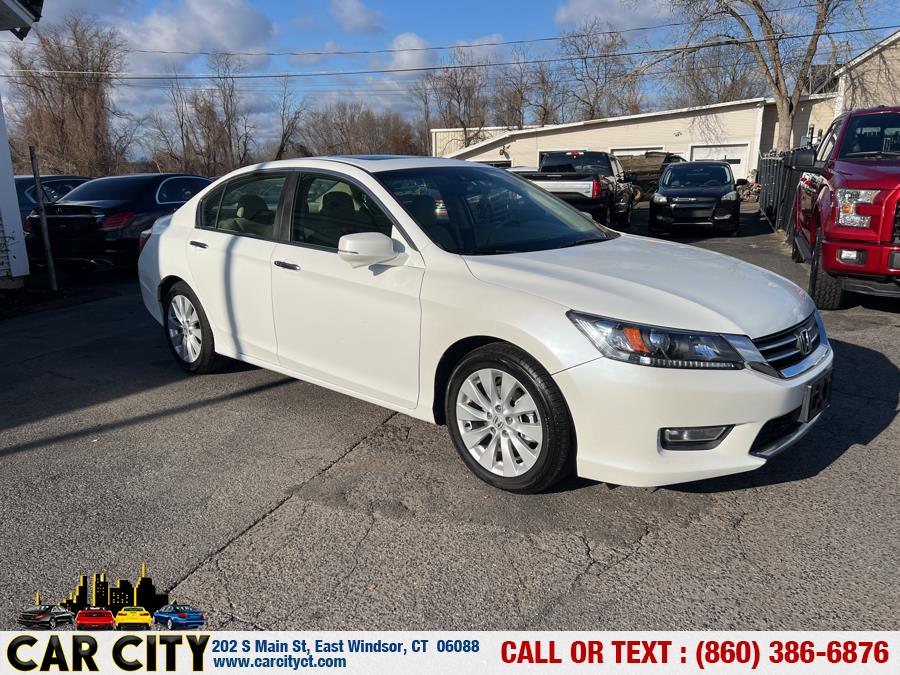 2013 Honda Accord Sedan 4dr I4 CVT EX-L, available for sale in East Windsor, Connecticut | Car City LLC. East Windsor, Connecticut 2013 Honda Accord Sedan 4dr I4 CVT EX-L, available for sale in East Windsor, Connecticut | Car City LLC. East Windsor, Connecticut