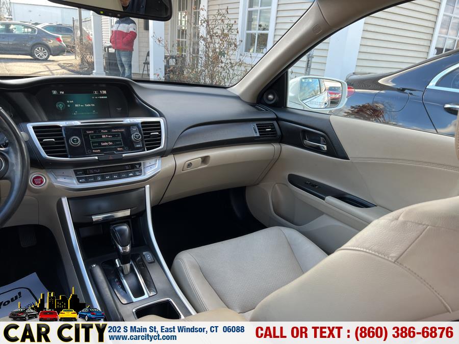 2013 Honda Accord Sedan 4dr I4 CVT EX-L, available for sale in East Windsor, Connecticut | Car City LLC. East Windsor, Connecticut 2013 Honda Accord Sedan 4dr I4 CVT EX-L, available for sale in East Windsor, Connecticut | Car City LLC. East Windsor, Connecticut