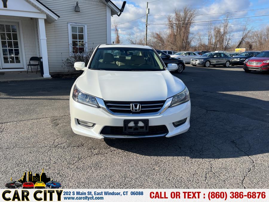 2013 Honda Accord Sedan 4dr I4 CVT EX-L, available for sale in East Windsor, Connecticut | Car City LLC. East Windsor, Connecticut 2013 Honda Accord Sedan 4dr I4 CVT EX-L, available for sale in East Windsor, Connecticut | Car City LLC. East Windsor, Connecticut