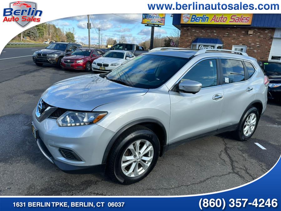 2015 Nissan Rogue AWD 4dr SV, available for sale in Berlin, Connecticut | Berlin Auto Sales LLC. Berlin, Connecticut 2015 Nissan Rogue AWD 4dr SV, available for sale in Berlin, Connecticut | Berlin Auto Sales LLC. Berlin, Connecticut