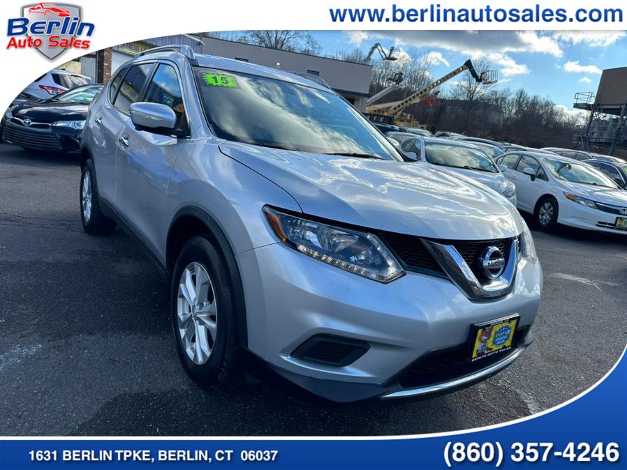 2015 Nissan Rogue AWD 4dr SV, available for sale in Berlin, Connecticut | Berlin Auto Sales LLC. Berlin, Connecticut 2015 Nissan Rogue AWD 4dr SV, available for sale in Berlin, Connecticut | Berlin Auto Sales LLC. Berlin, Connecticut