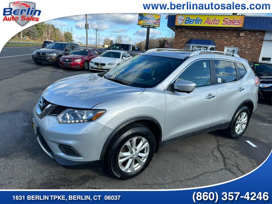 2015 Nissan Rogue AWD 4dr SV, available for sale in Berlin, Connecticut | Berlin Auto Sales LLC. Berlin, Connecticut 2015 Nissan Rogue AWD 4dr SV, available for sale in Berlin, Connecticut | Berlin Auto Sales LLC. Berlin, Connecticut