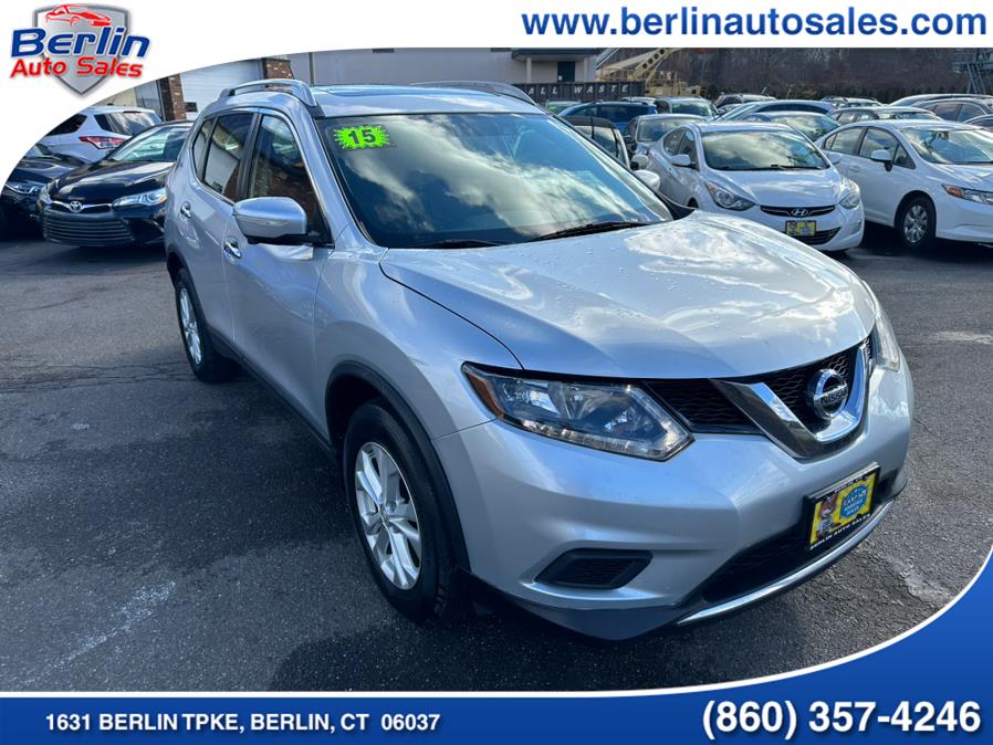 2015 Nissan Rogue AWD 4dr SV, available for sale in Berlin, Connecticut | Berlin Auto Sales LLC. Berlin, Connecticut 2015 Nissan Rogue AWD 4dr SV, available for sale in Berlin, Connecticut | Berlin Auto Sales LLC. Berlin, Connecticut