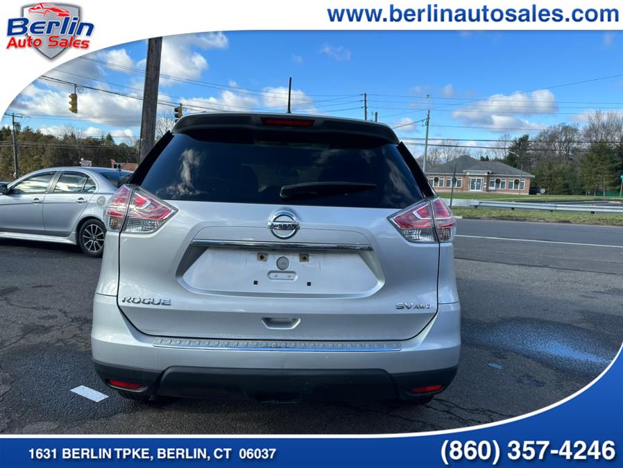 2015 Nissan Rogue AWD 4dr SV, available for sale in Berlin, Connecticut | Berlin Auto Sales LLC. Berlin, Connecticut 2015 Nissan Rogue AWD 4dr SV, available for sale in Berlin, Connecticut | Berlin Auto Sales LLC. Berlin, Connecticut