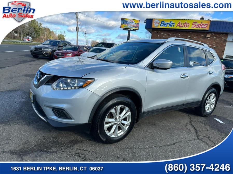 2015 Nissan Rogue AWD 4dr SV, available for sale in Berlin, Connecticut | Berlin Auto Sales LLC. Berlin, Connecticut 2015 Nissan Rogue AWD 4dr SV, available for sale in Berlin, Connecticut | Berlin Auto Sales LLC. Berlin, Connecticut