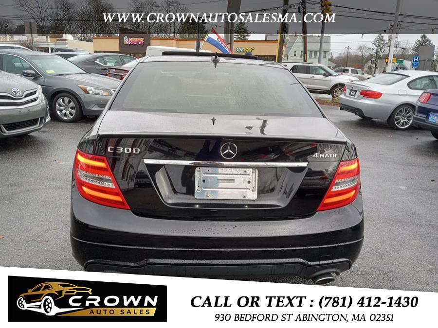 2013 Mercedes-Benz C-Class 4dr Sdn C300 Sport 4MATIC, available for sale in Abington, Massachusetts | Crown Auto Sales. Abington, Massachusetts 2013 Mercedes-Benz C-Class 4dr Sdn C300 Sport 4MATIC, available for sale in Abington, Massachusetts | Crown Auto Sales. Abington, Massachusetts